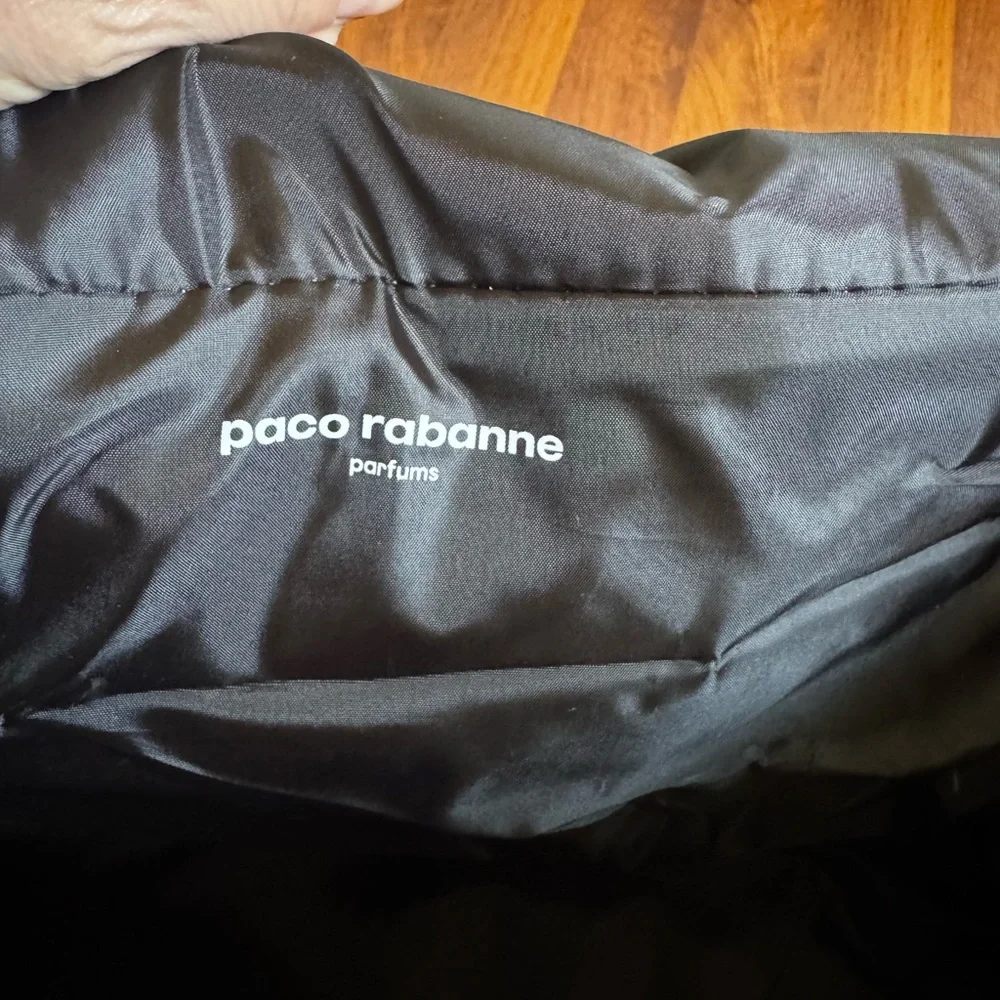 Paco Rabanne Parfums Backpack Travel Carryall Bag Black